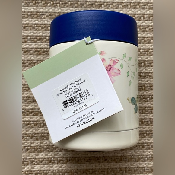 Lenox Butterfly Meadow Insulated Food Container - Picture 3 of 13